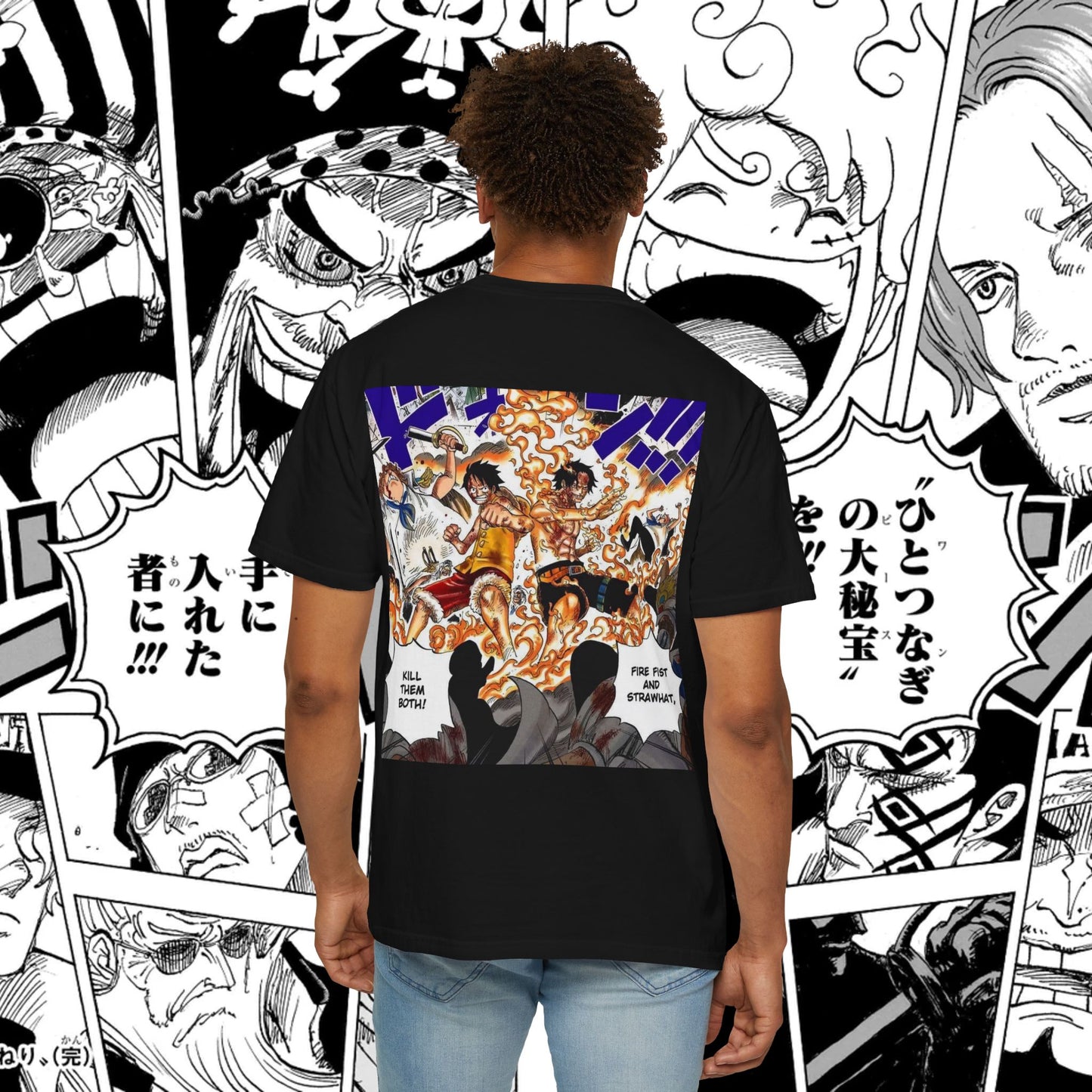 Luffy x Ace Graphic Tee | Unisex Shirt