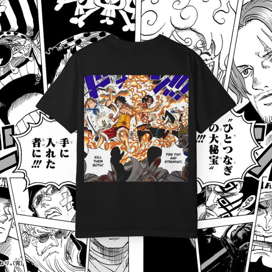 Luffy x Ace Graphic Tee | Unisex Shirt