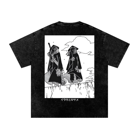 Itachi x Kisame Oversized Cotton T-Shirt