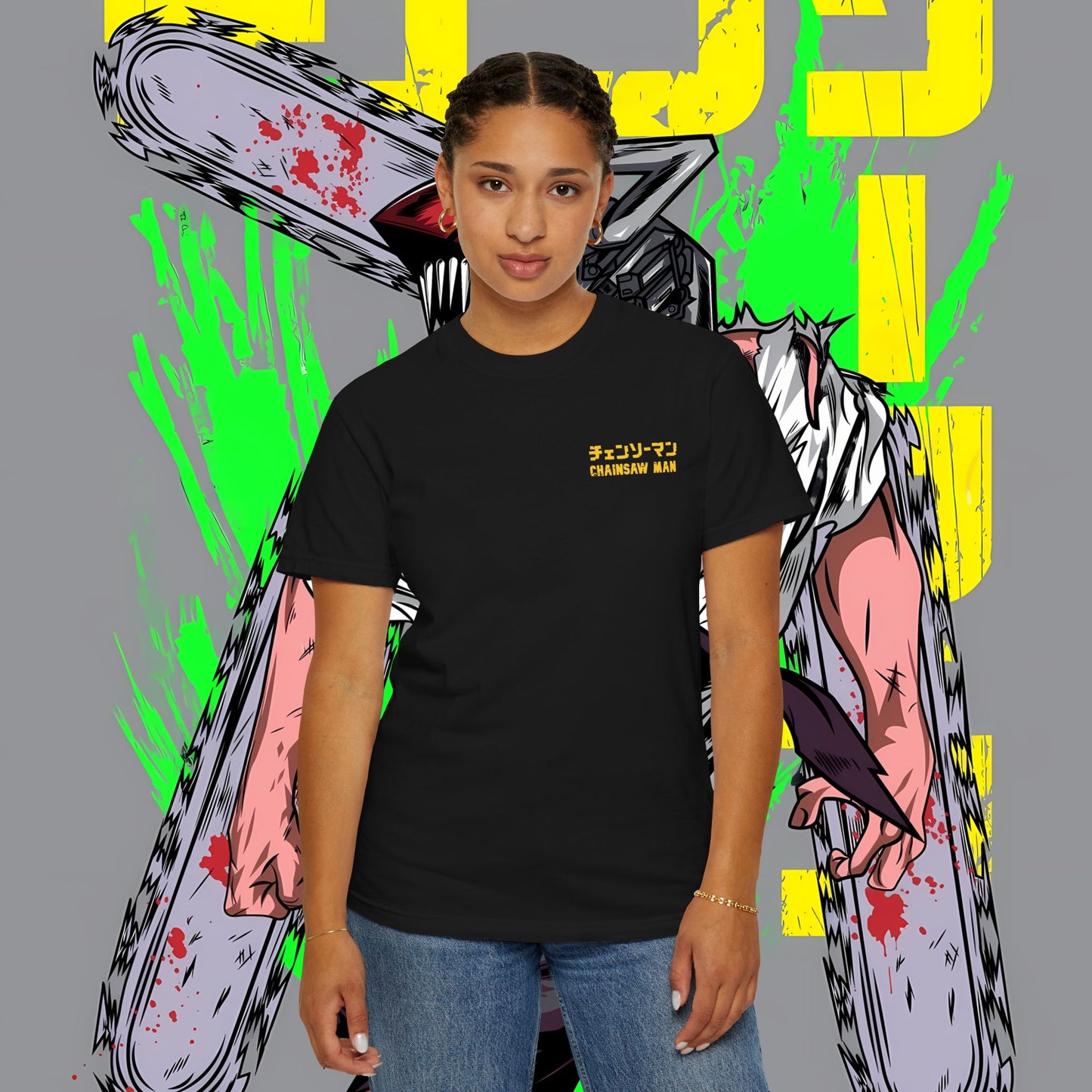 Chainsaw Man Trio T-Shirt | Aki, Makima & Denji Graphic Tee | Unisex Anime Shirt