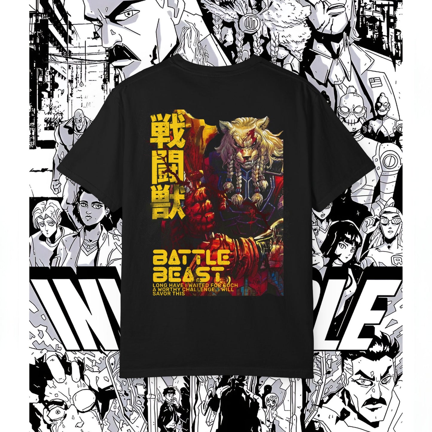 Battle Beast bloody Anime Graphic Tee | Unisex Shirt