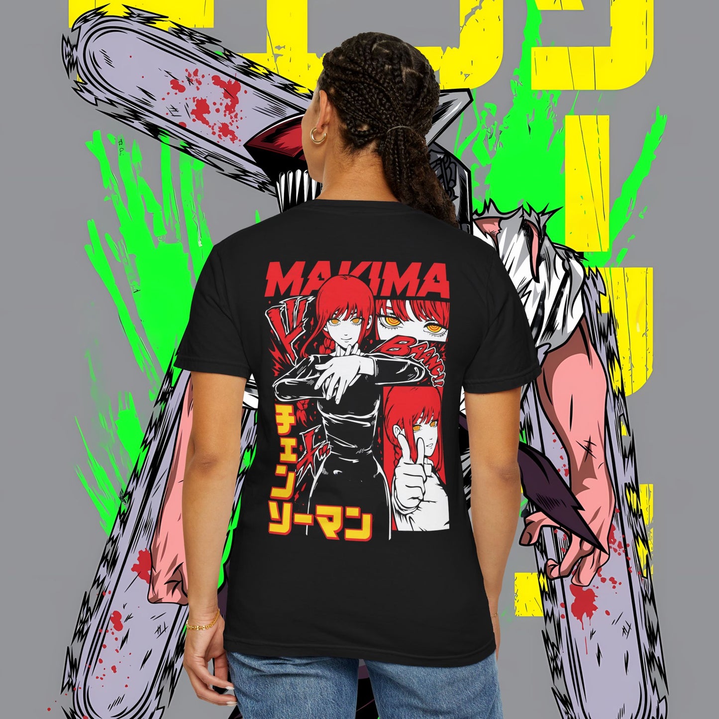 Makima Chainsaw Devil Graphic Tee | Unisex Anime Streetwear T-Shirt
