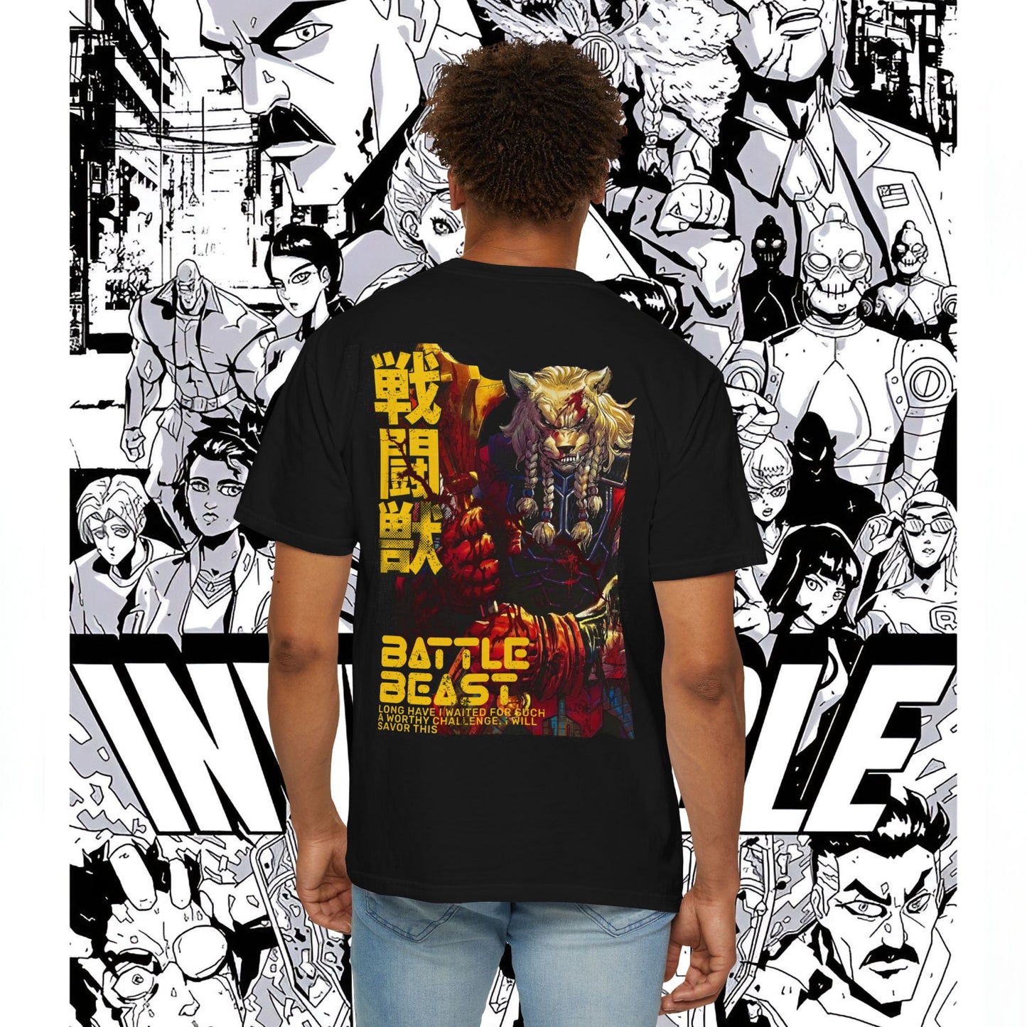 Battle Beast bloody Anime Graphic Tee | Unisex Shirt