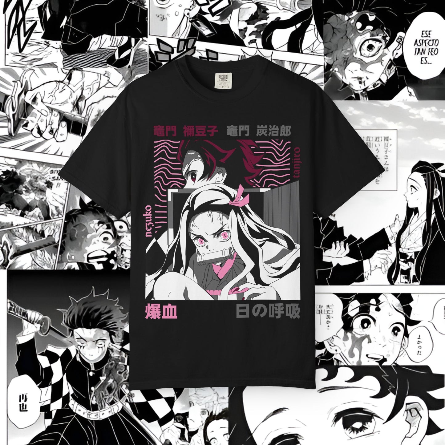 Nezuko x Tanjiro Graphic Tee | Unisex Shirt