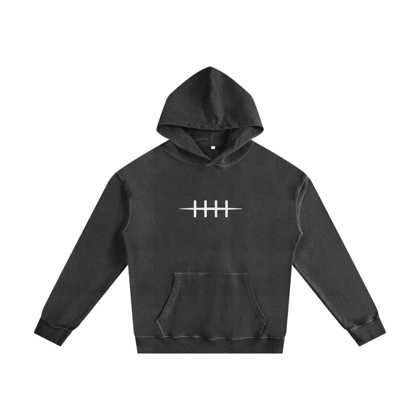 Vintage Washed Cotton Hoodie NINJA LEADER